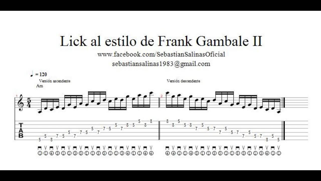 Frank gambale online guitar school